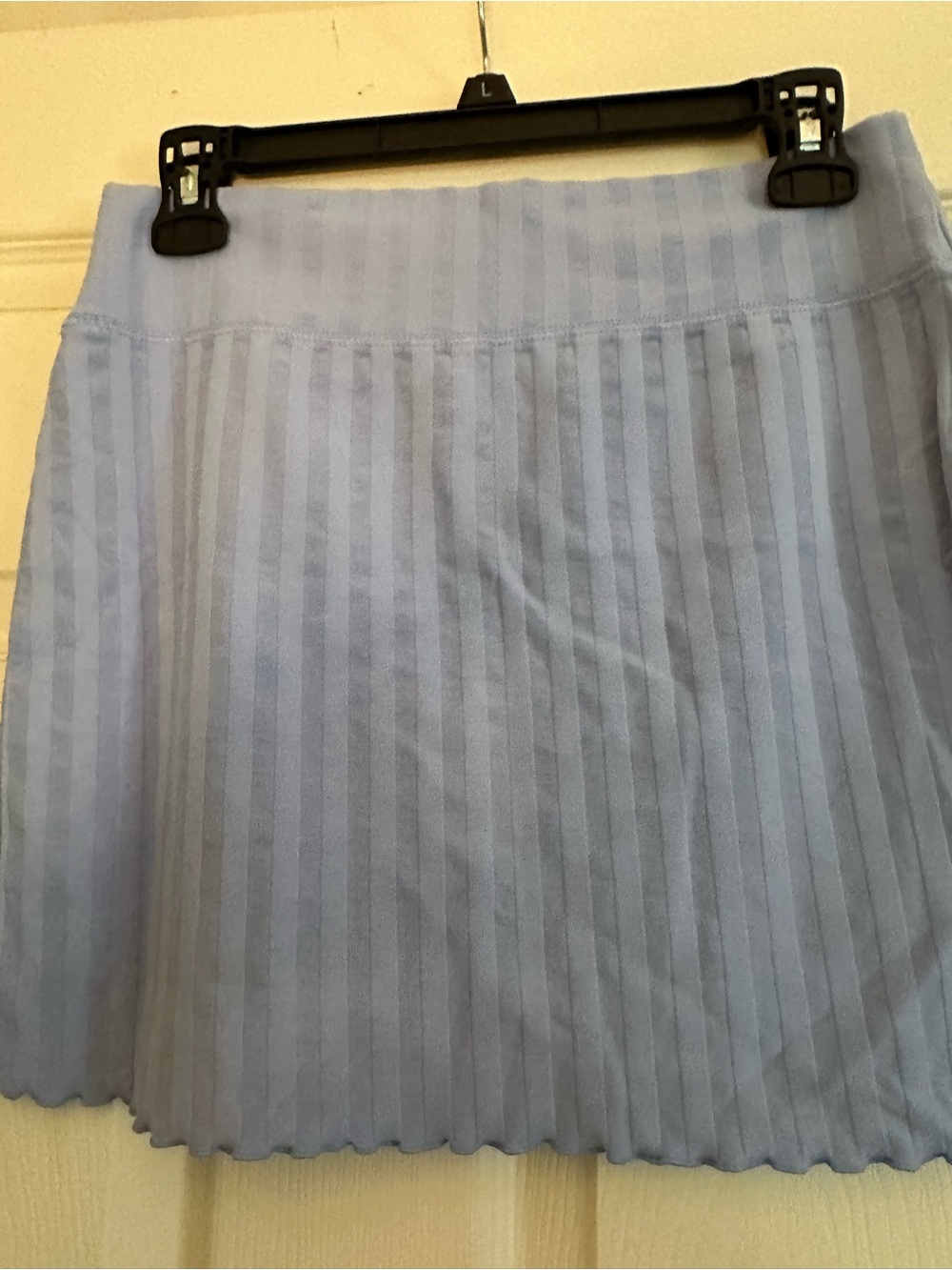 Offline by Aerie Light Blue Ribbed Mini Skirt - size medium - Picture 3 of 4